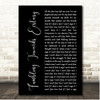 Sarah McLachlan Fumbling Towards Ecstasy Black Script Song Lyric Print