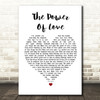 Frankie Goes To Hollywood The Power Of Love White Heart Song Lyric Quote Print