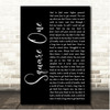 Tom Petty Square One Black Script Song Lyric Print