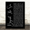 Bobby Darin Beyond The Sea Black Script Song Lyric Print