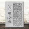 Architects The Seventh Circle Grey Rustic Script Song Lyric Print