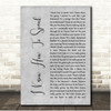 Manchester Orchestra I Know How To Speak Grey Rustic Script Song Lyric Print