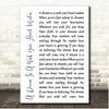 Cinderella A Dream Is A Wish Your Heart Makes White Script Song Lyric Print