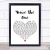 Greta Van Fleet You're The One White Heart Song Lyric Quote Print