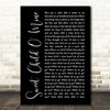 Guns N' Roses Sweet Child O' Mine Black Script Song Lyric Quote Print