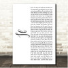 Rudyard Kipling If White Script Song Lyric Print