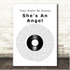 They Might Be Giants She's An Angel Vinyl Record Song Lyric Print
