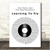 Tom Petty And The Heartbreakers Learning To Fly Vinyl Record Song Lyric Print