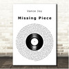 Vance Joy Missing Piece Vinyl Record Song Lyric Print