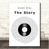 Conan Gray The Story Vinyl Record Song Lyric Print