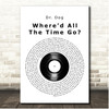 Dr. Dog Whered All The Time Go Vinyl Record Song Lyric Print
