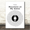 Foals Mountain at My Gates Vinyl Record Song Lyric Print