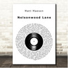 Matt Maeson Nelsonwood Lane Vinyl Record Song Lyric Print