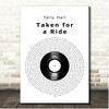 Tally Hall Taken for a Ride Vinyl Record Song Lyric Print