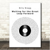 Billy Bragg Waiting for the Great Leap Forward Vinyl Record Song Lyric Print