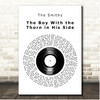 The Smiths The Boy With the Thorn in His Side Vinyl Record Song Lyric Print