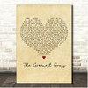 Joshua Radin The Greenest Grass Vintage Heart Song Lyric Print