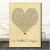 Melissa DuVall A Mothers Prayer Vintage Heart Song Lyric Print