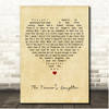 Merle Haggard The Farmers Daughter Vintage Heart Song Lyric Print