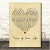 Paul Anka Times Of Your Life Vintage Heart Song Lyric Print