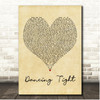 Phil Fearon & Galaxy Dancing Tight Vintage Heart Song Lyric Print