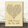 The Alarm Walk Forever By My Side Vintage Heart Song Lyric Print