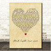 The Smashing Pumpkins Stand Inside Your Love Vintage Heart Song Lyric Print