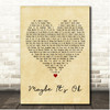 We Are Messengers Maybe It's Ok Vintage Heart Song Lyric Print