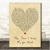 Donna Summer This Time I Know Its for Real Vintage Heart Song Lyric Print
