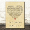 Frank Wilson Do I Love You (Indeed I Do) Vintage Heart Song Lyric Print