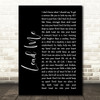 Kip Moore Lead Me Black Script Song Lyric Quote Print