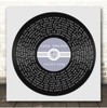 John Denver Annie's Song Square Blue Heart Vinyl Record Song Lyric Print