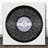 Arctic Monkeys Baby Im Yours Square Blue Heart Vinyl Record Song Lyric Print