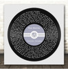 The Shires Forever Tonight Square Blue Heart Vinyl Record Song Lyric Print