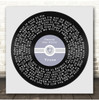 Twenty One Pilots Truce Square Blue Heart Vinyl Record Song Lyric Print