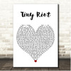 Sam Ryder Tiny Riot White Heart Song Lyric Print