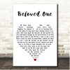 Ben Harper Beloved One White Heart Song Lyric Print