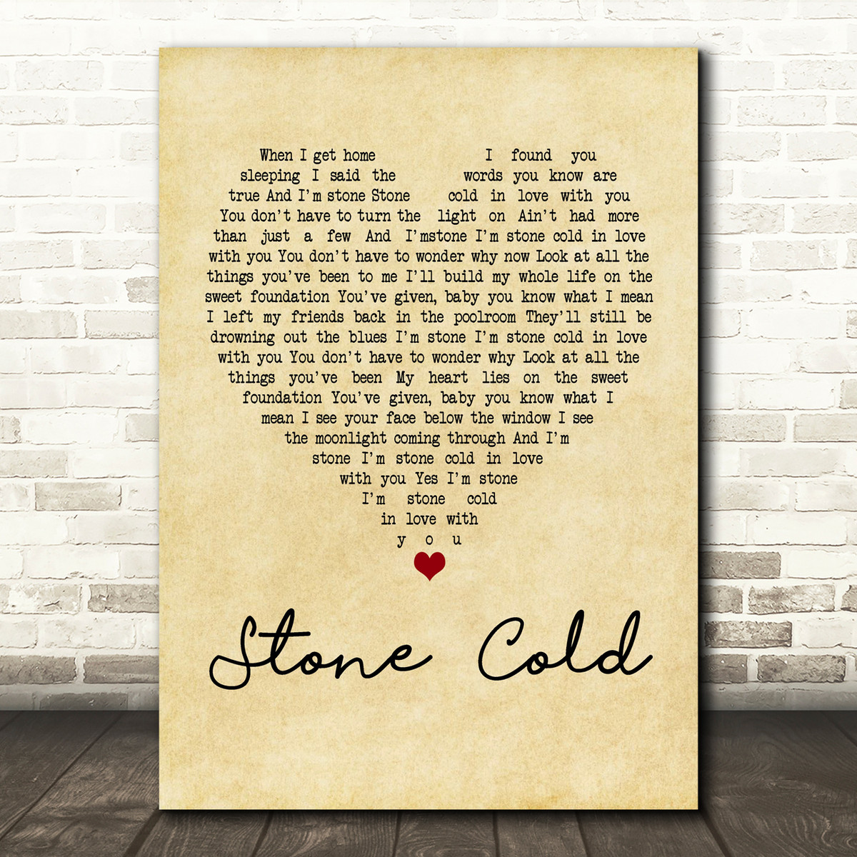 Jimmy Barnes Stone Cold Vintage Heart Quote Song Lyric Print Songlyricprintscouk Jimmy Barnes Stone Cold Vintage Heart Quote Song Lyric Print Songlyricprintscouk