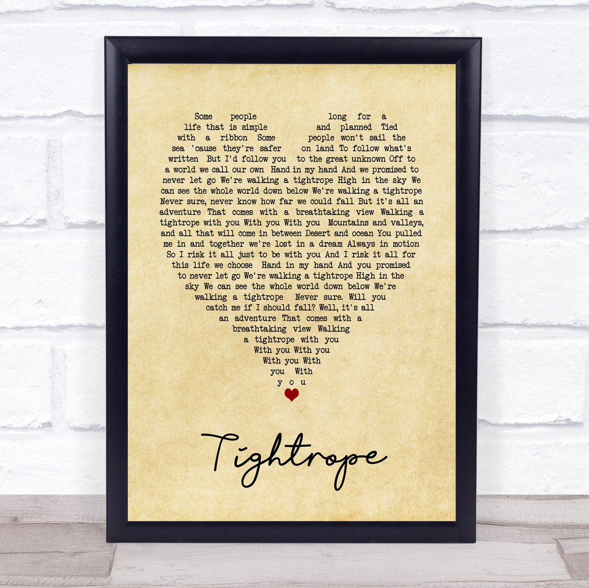 Tightrope The Greatest Showman Vintage Heart Song Lyric Quote Print Songlyricprints Co Uk Top lyrics community contribute business. tightrope the greatest showman vintage heart song lyric quote print