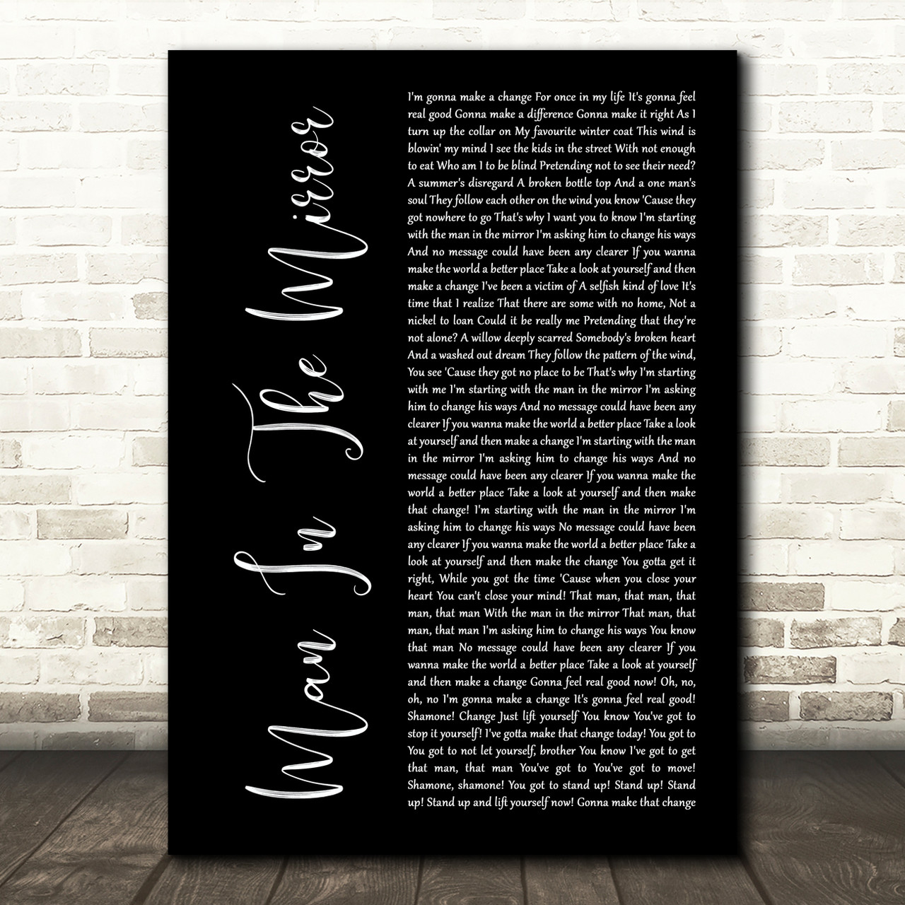 Michael Jackson Man In The Mirror Letra