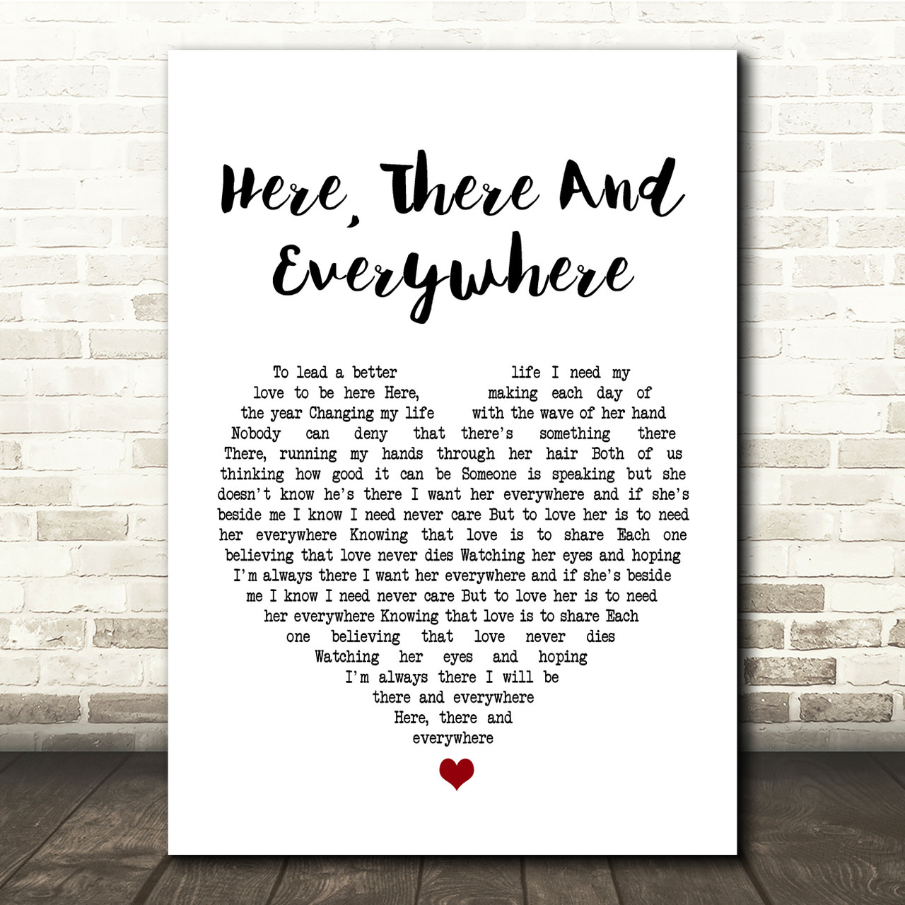 In The Life OfThe Beatles: Here, There and Everywhere Lyrics