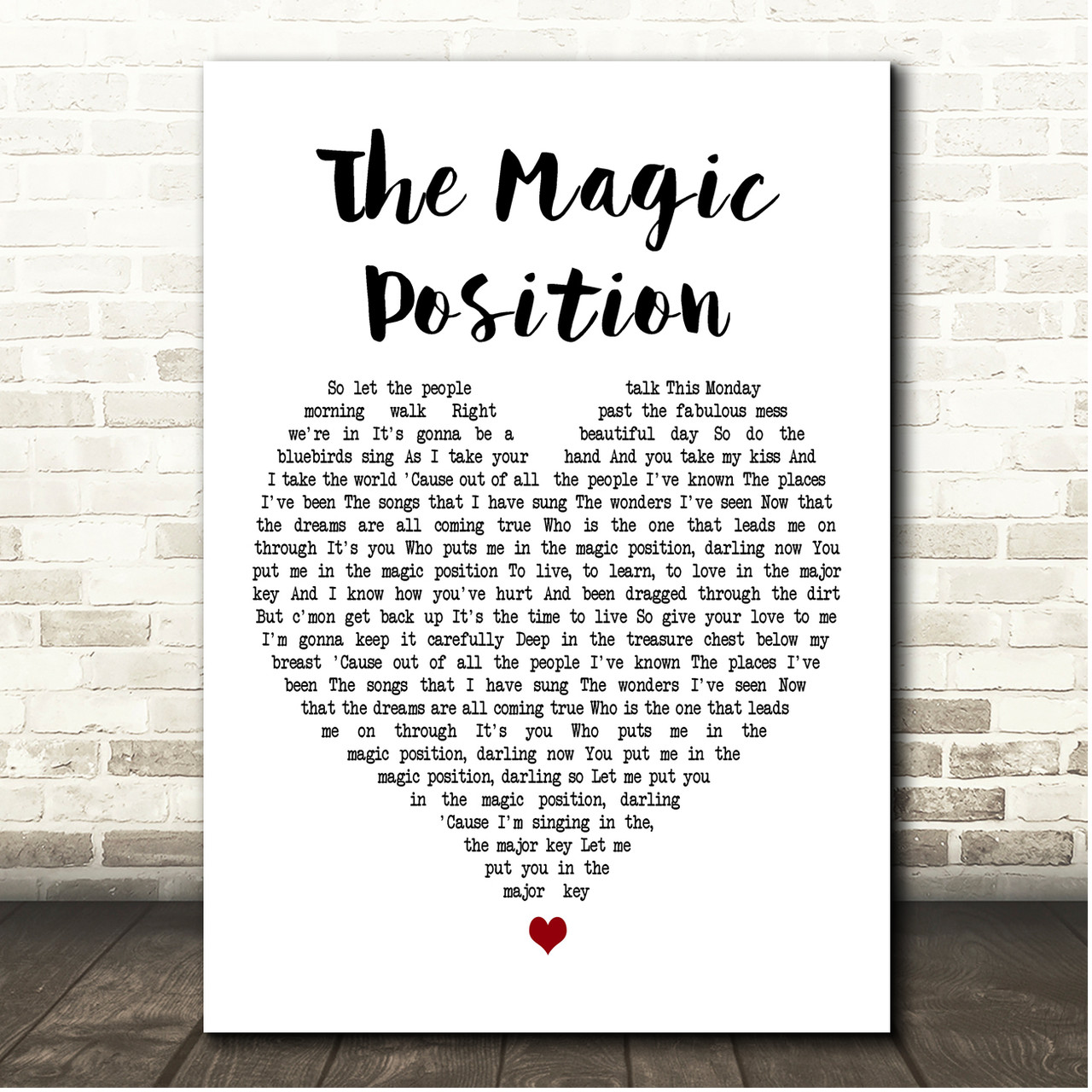 Patrick Wolf The Magic Position White Heart Song Lyric Print Song patrick-wolf-the-magic-position-white-heart-song-lyric-print-song