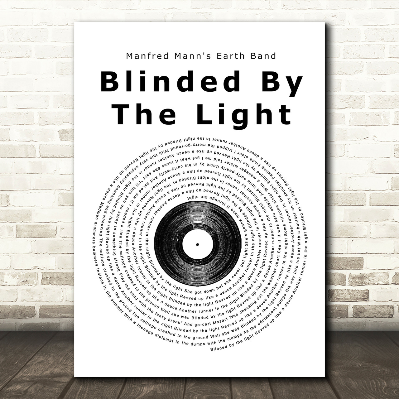 manfred mann blinded by the light lyrics