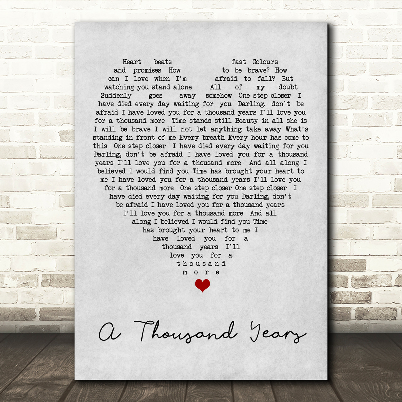 christina perri a thousand years lyrics