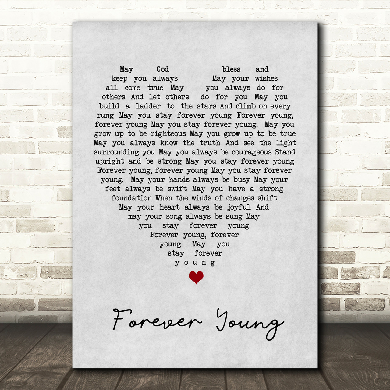 forever young words