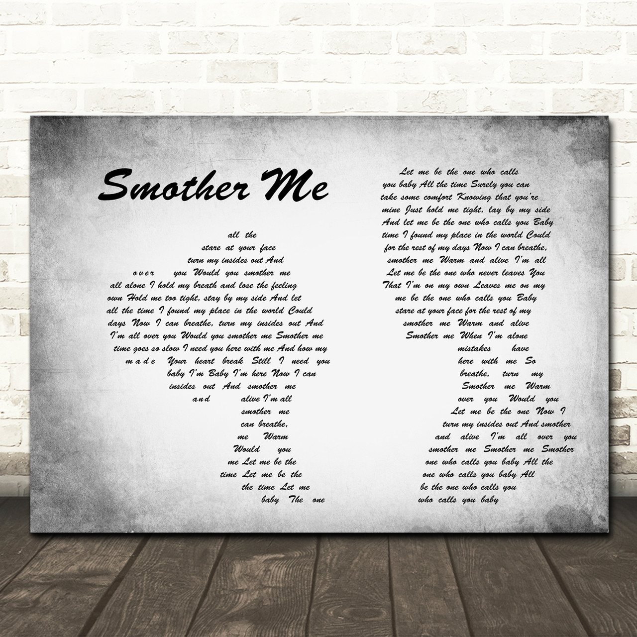 Smothered Lyrics 