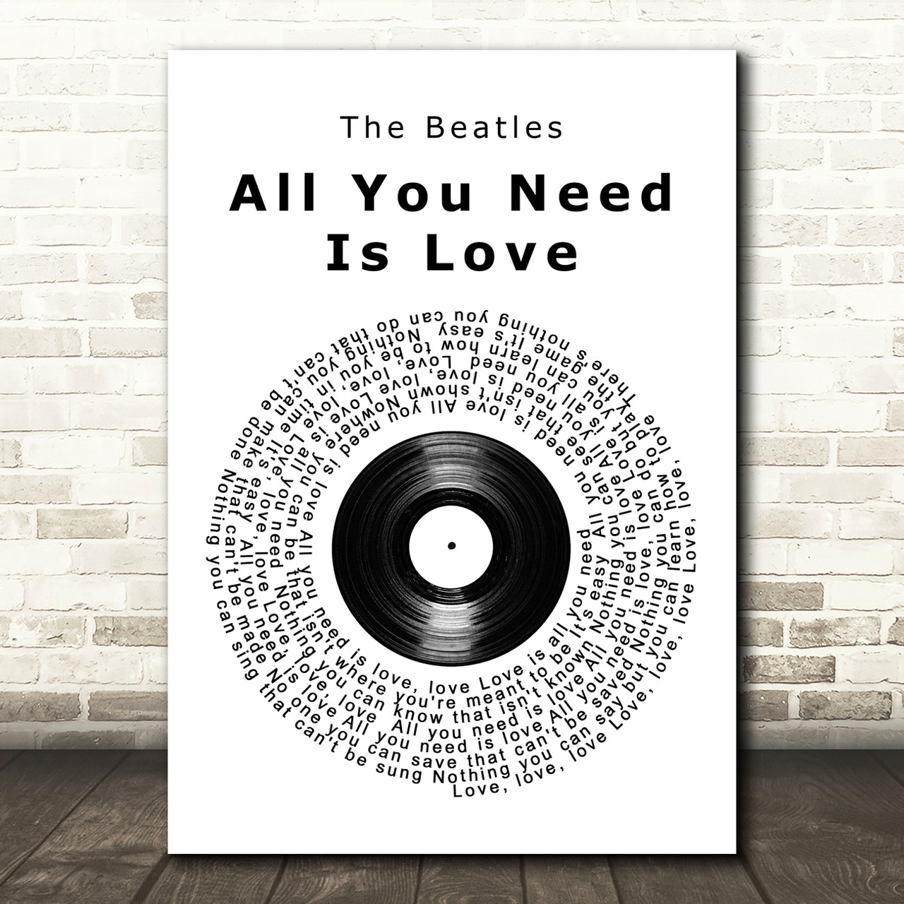 PERSONALISED the Beatles All You Need is Love Music Song,  UK