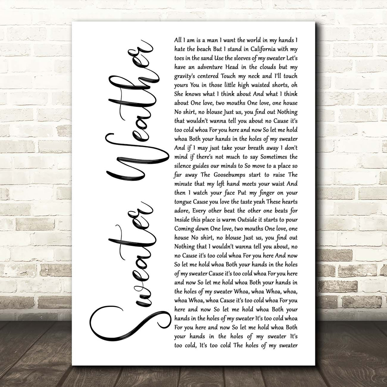 The Neighbourhood Sweater Weather The Holes In My Sweater Music