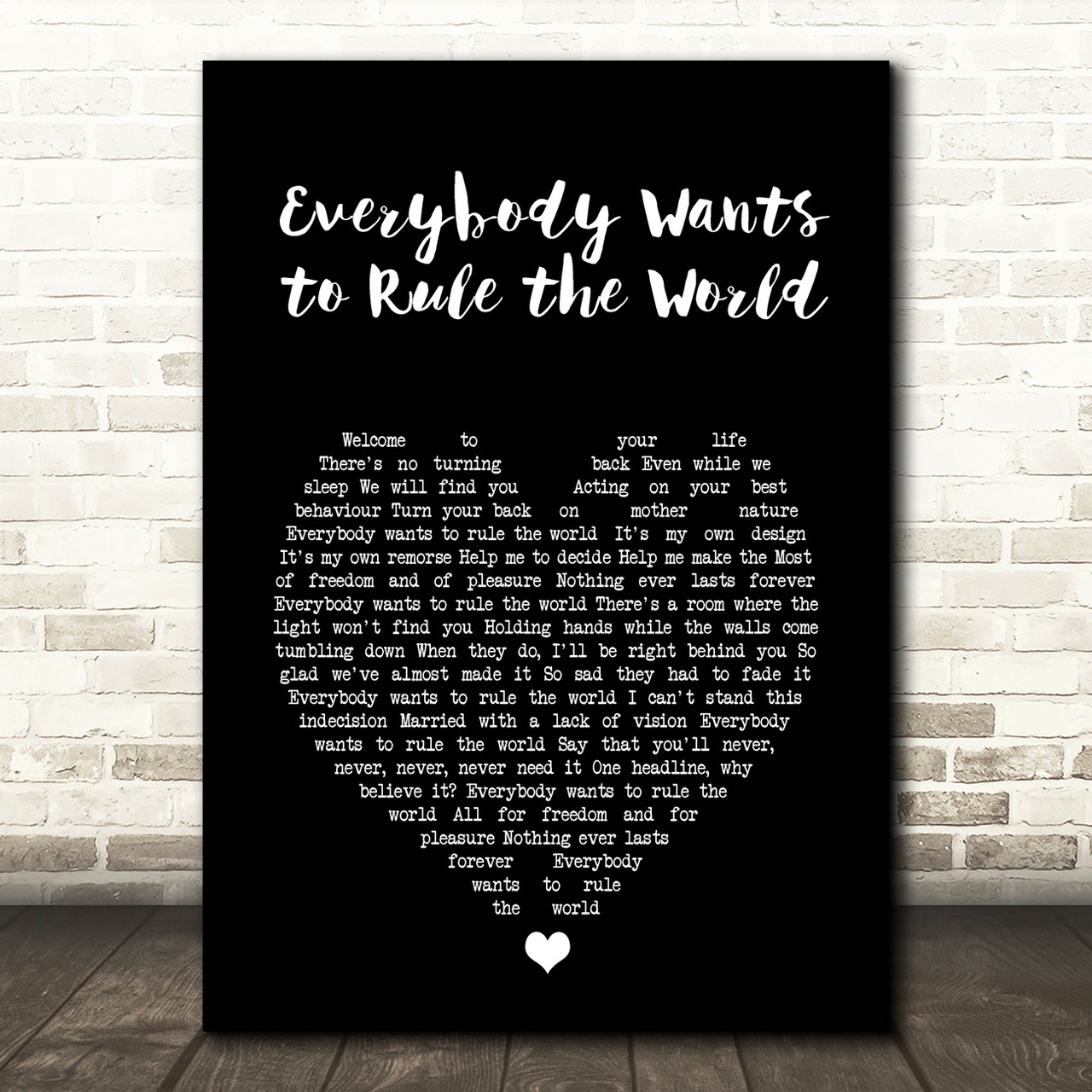 Tears for Fears – Everybody Wants to Rule the World Lyrics