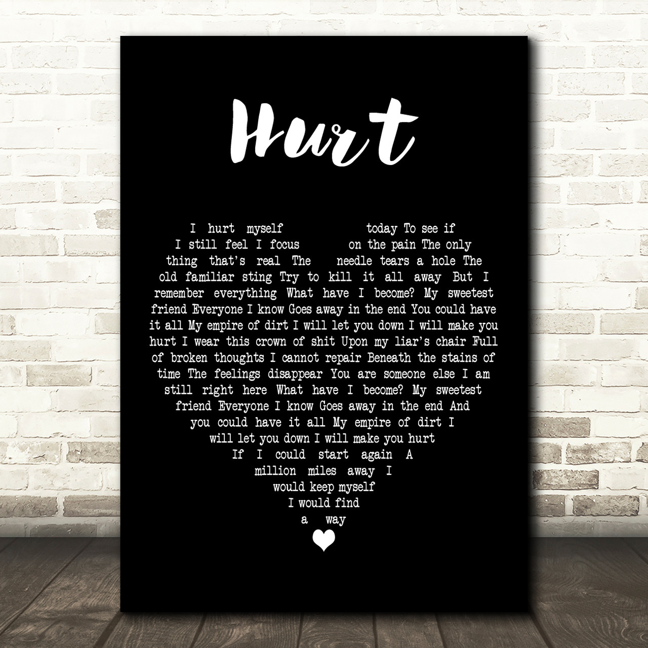 Johnny Cash Hurt Lyrics Gifts & Merchandise for Sale | Redbubble